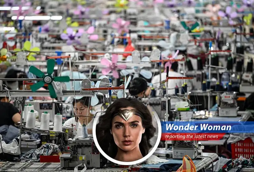 A Chinese factory operates amidst fluctuating economic signals, as the nation prepares for crucial trade discussions.