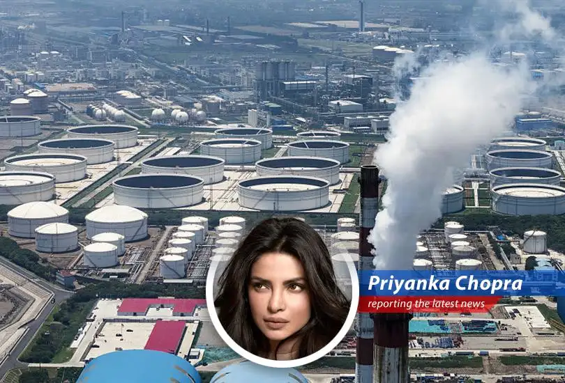 A Chinese refinery processes crude oil. China's diversified energy strategy is designed to mitigate risks from geopolitical instability and supply disruptions.