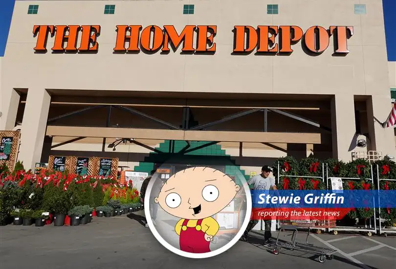 A Home Depot store front showcasing the brand's presence in the home improvement retail market.