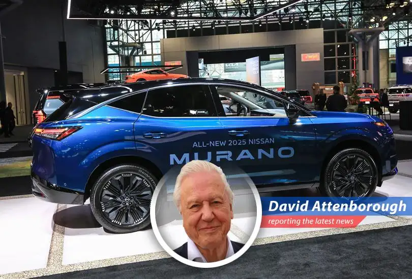 A Nissan Murano rolls off the assembly line in Smyrna, Tennessee, preparing for its journey to Japan.