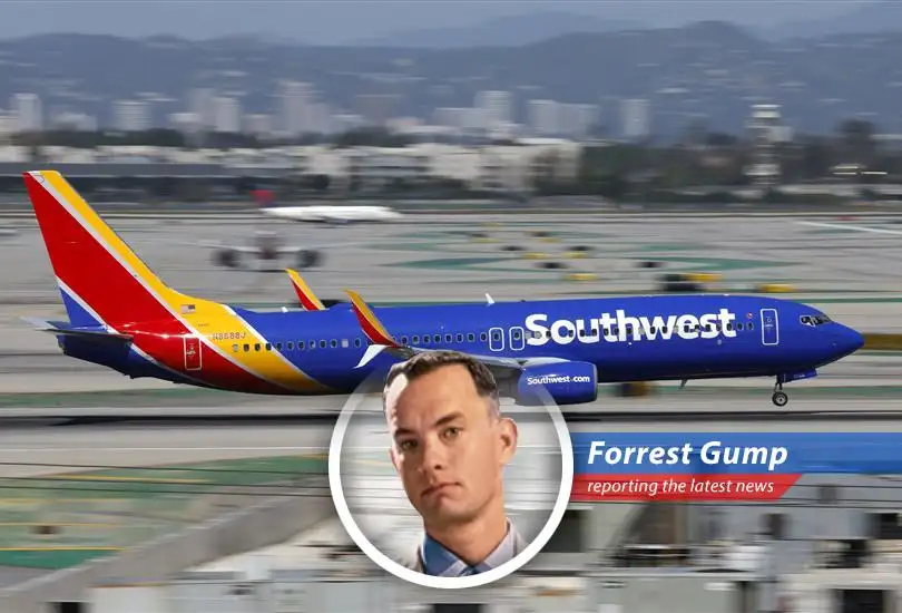 A Southwest Airlines jet prepares for takeoff fuel costs are impacting the airline's financial forecasts.