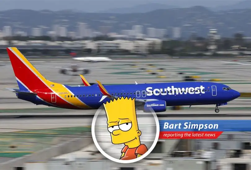 A Southwest Airlines plane takes off, symbolizing the financial headwinds the company faces.