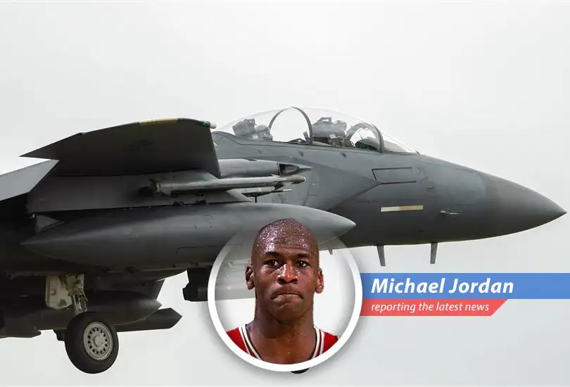 A U.S. F-15 fighter jet, similar to the one reportedly shot down over Iran.