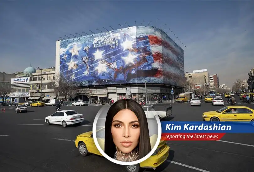 A US aircraft carrier in the Middle East, highlighting the potential for a sustained military operation against Iran.