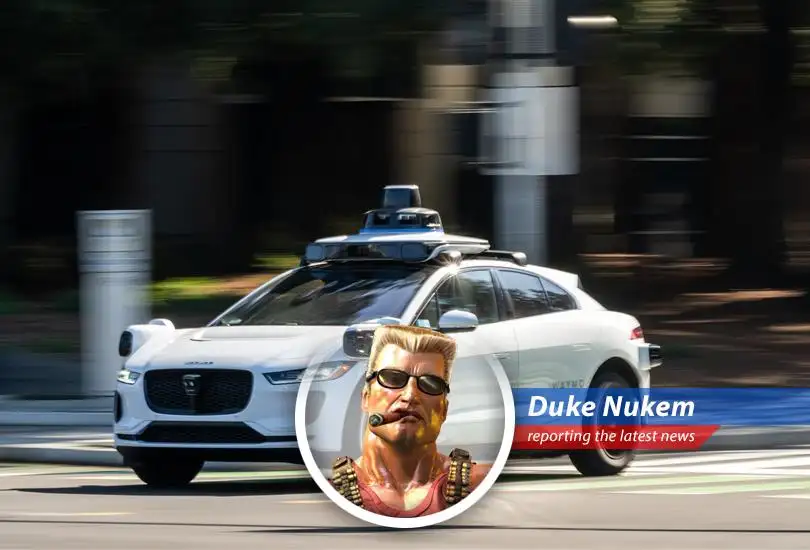 A Waymo autonomous vehicle seeks assistance to close an open door a task currently beyond its capabilities.