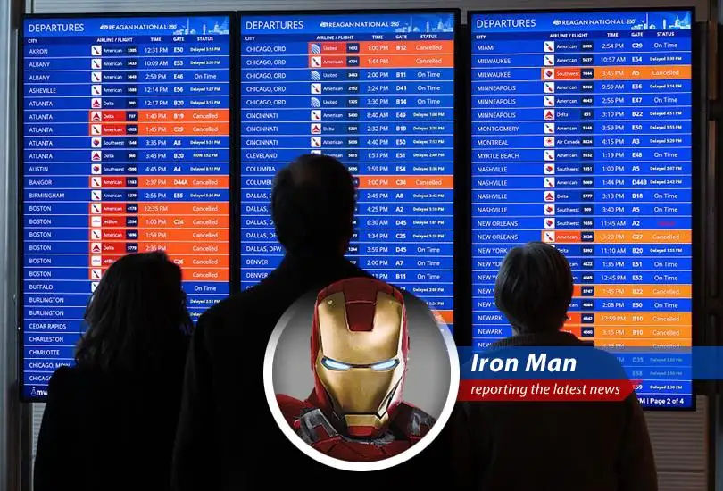 A blanket of snow covers an airport tarmac, symbolizing the travel disruptions caused by the impending winter storm.