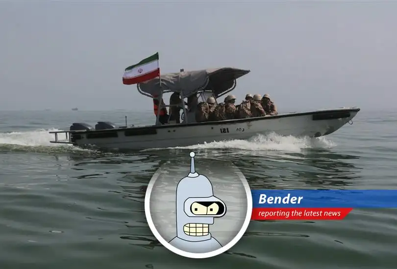 A cargo ship navigates the Strait of Hormuz before recent attacks disrupted traffic.