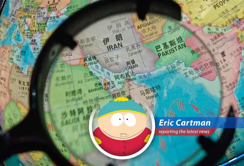 A cargo ship navigates the Strait of Hormuz prior to US blockade.