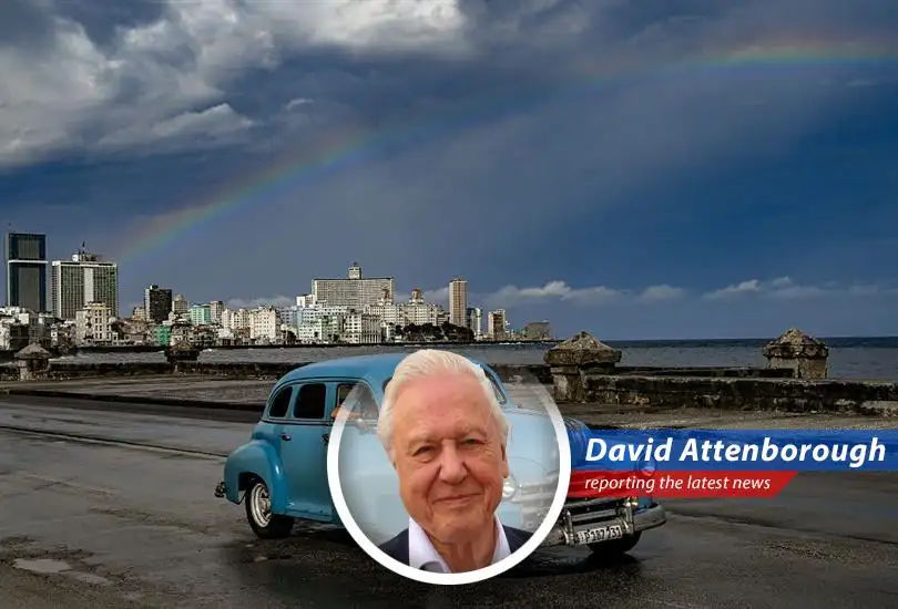 A darkened Havana skyline symbolizes the challenges Cuba faces amidst a crippling power outage and mounting pressure from the United States.