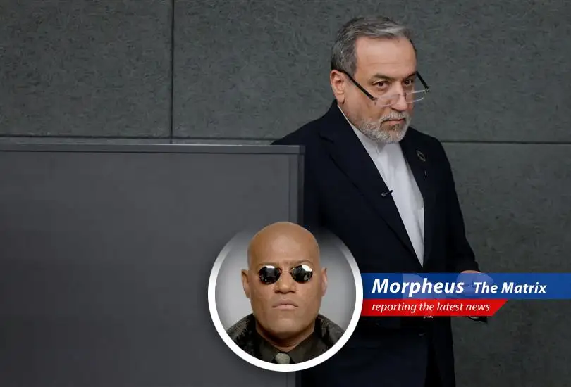 A digital rendering representing the complex and uncertain peace proposal between Iran and the United States.