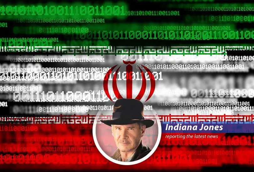 A digital representation of Iran's internet connectivity plummeting to near zero amidst escalating geopolitical tensions.