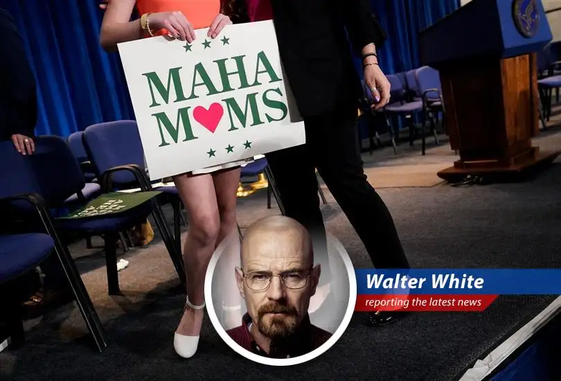 A field being sprayed with herbicide, symbolizing the central conflict between agricultural practices and health concerns.