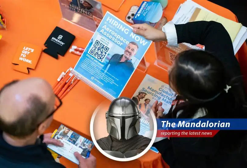 A lone figure surveys a bustling cityscape, symbolizing the complexities of the current job market and the uncertainty that lies ahead.