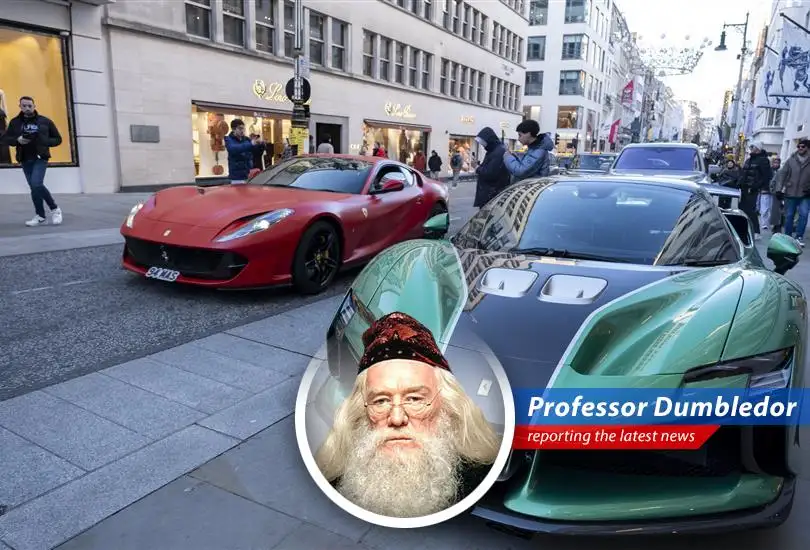 A luxury car awaits maintenance, potentially facing delays and increased costs due to base oil shortages.