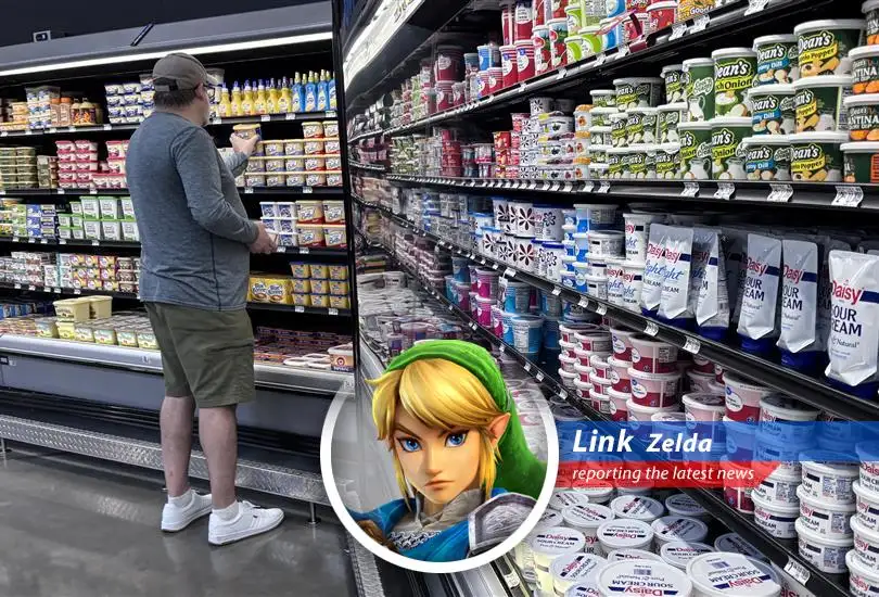 A market stall in Hyrule, reflecting fluctuating prices amidst economic uncertainties.