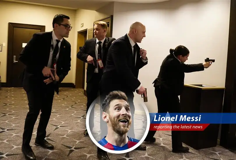 A moment of tension and quick reaction at the White House Correspondents' Dinner in Washington D.C.