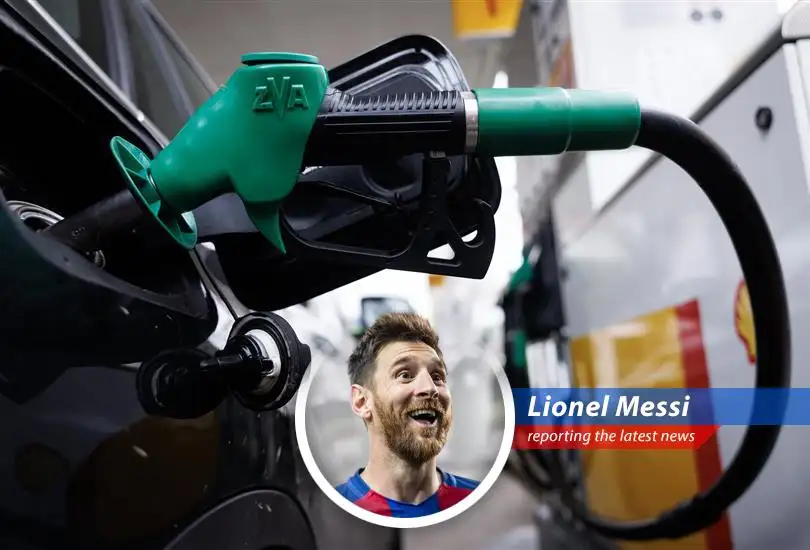 A petrol station in the UK faces rising prices amidst global tensions and domestic tax debates.