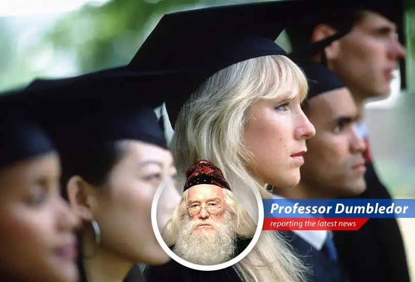 A recent graduate contemplates their future amidst economic challenges.