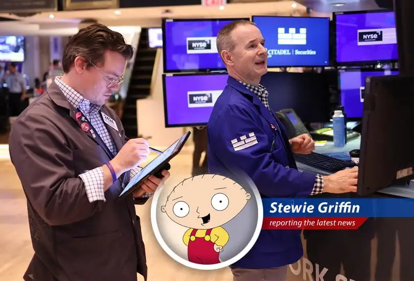 A satirical take on the latest market news through the eyes of Stewie Griffin