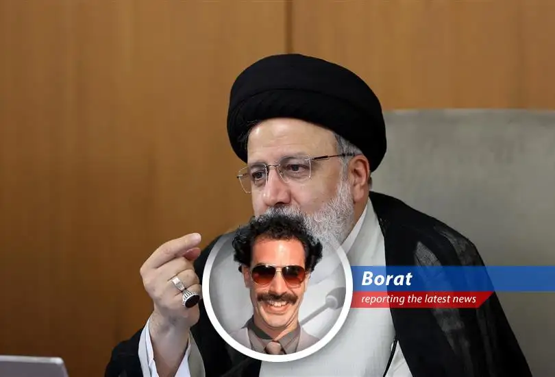 A satirical take on the tragic helicopter crash that claimed the lives of the Iranian President and Foreign Minister.