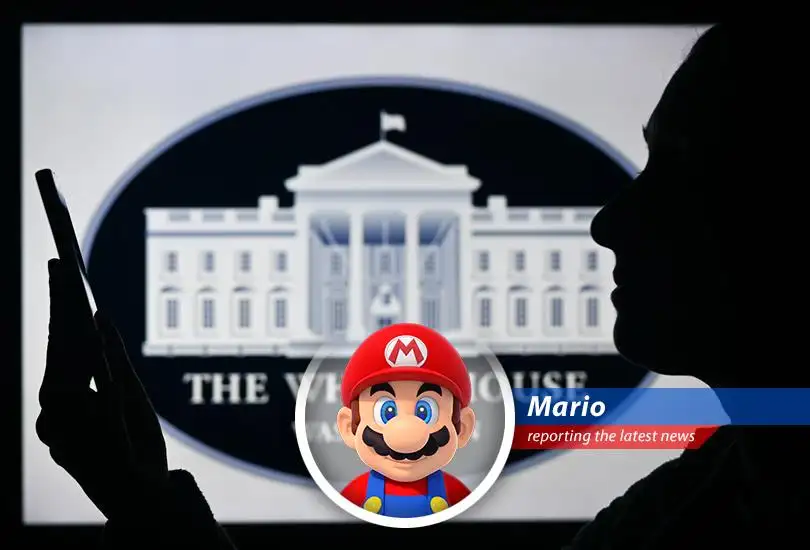 A screen capture of one of the mysterious videos posted by the White House, sparking widespread speculation.