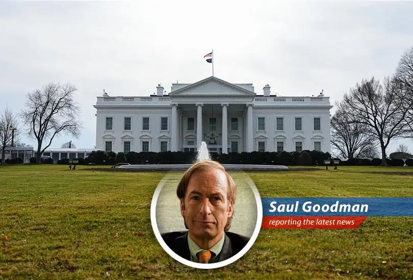 A screenshot of the new White House app on a smartphone.