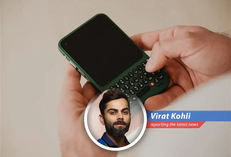 A smartphone with a physical keyboard showcases the revival of tactile technology, offering a unique user experience.