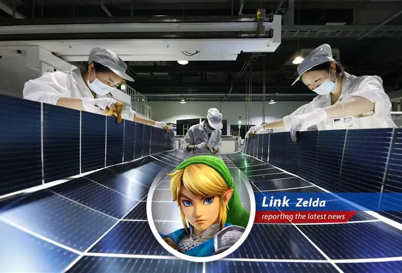 A solar panel farm in China highlighting the nation's significant investment and current overcapacity in solar energy production.