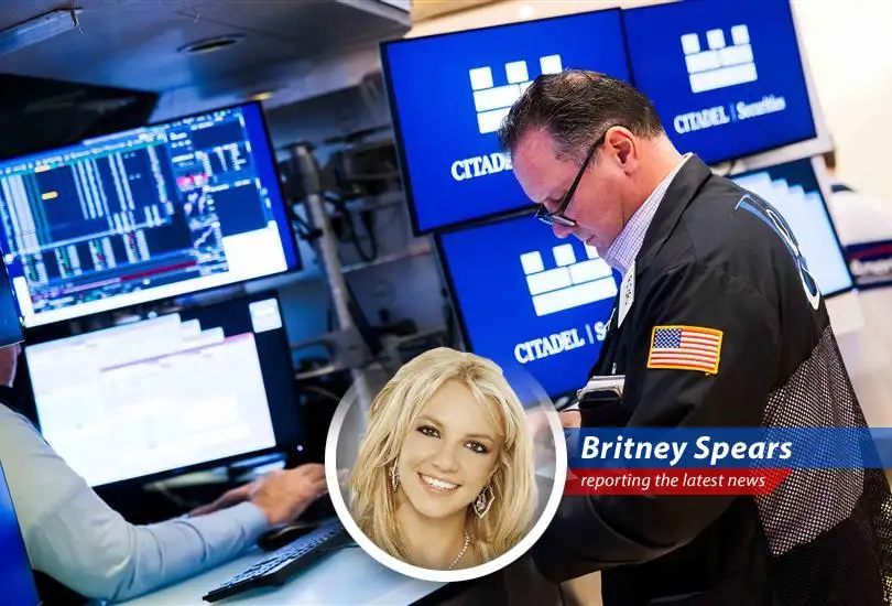 A stock ticker showing mixed performance reflects the current market rotation, where previous leaders lag and underperformers surge.