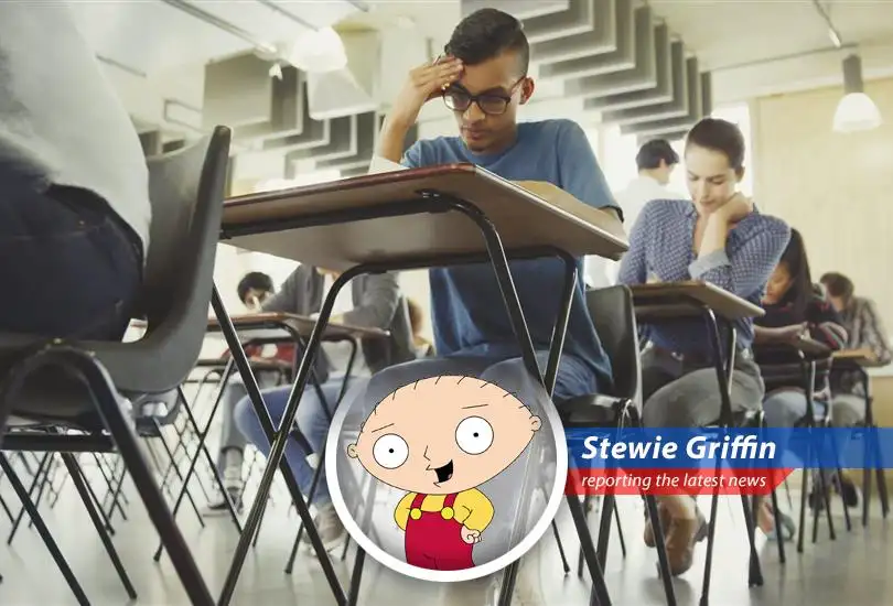 A student experiencing stress during a test, highlighting the need for effective anxiety management strategies