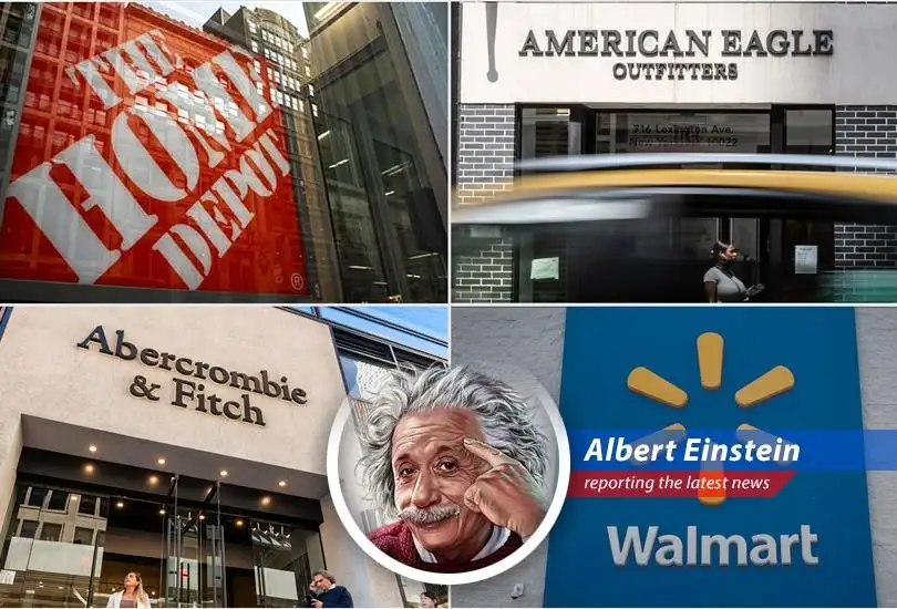 A symbolic depiction of the fluctuating tariff policies under the Trump administration, showing how businesses adapted and evolved.