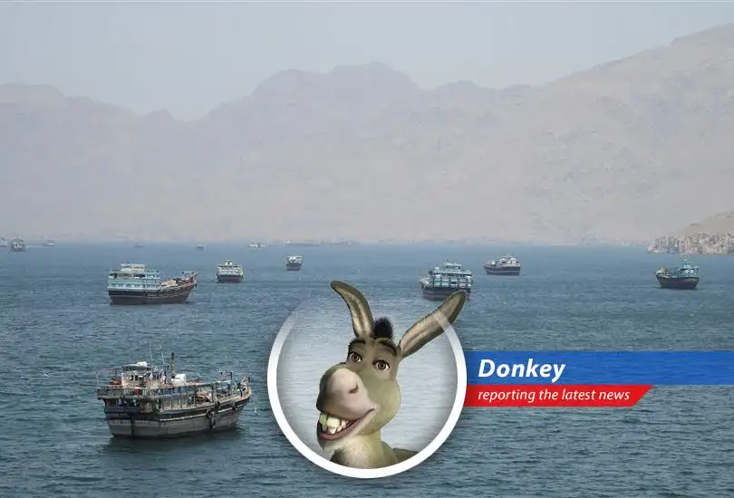 A tanker navigates the Strait of Hormuz, a critical chokepoint in global energy supply.