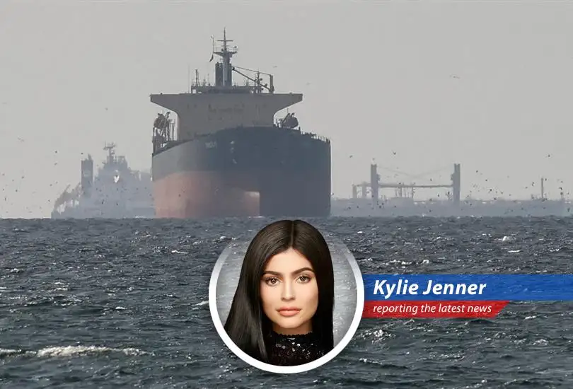 A tanker navigates the Strait of Hormuz, a crucial global oil transit point now facing potential toll charges by Iran.