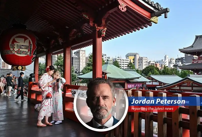 A vibrant street in Tokyo, reflecting the changing demographics of Japan's tourism as it adapts to fewer Chinese visitors and welcomes a more diverse international crowd.