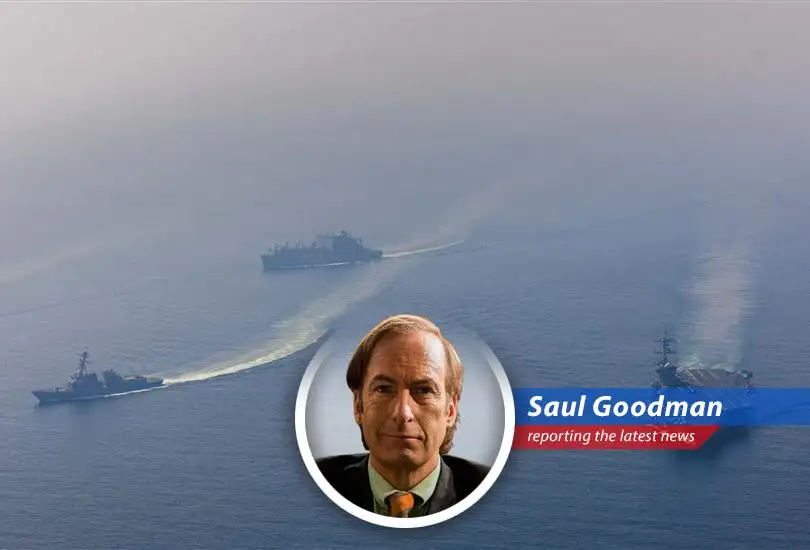 A visual representation of the Strait of Hormuz, highlighting its strategic importance and the recent naval activity.