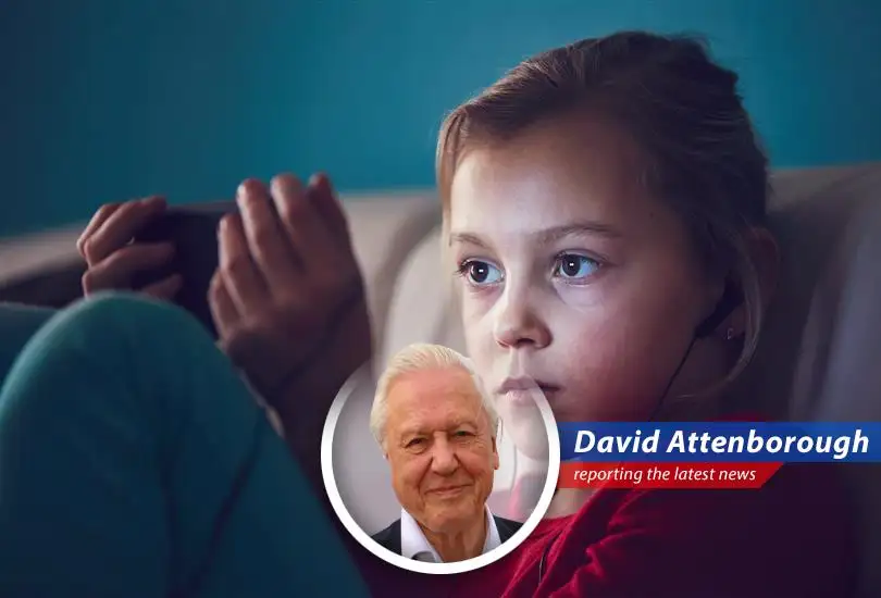 A young mind navigates the digital world, highlighting the need for enhanced protections on social media platforms.