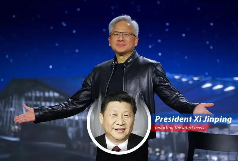 AI Stocks in China Surge After Nvidia CEO's Optimistic Remarks.