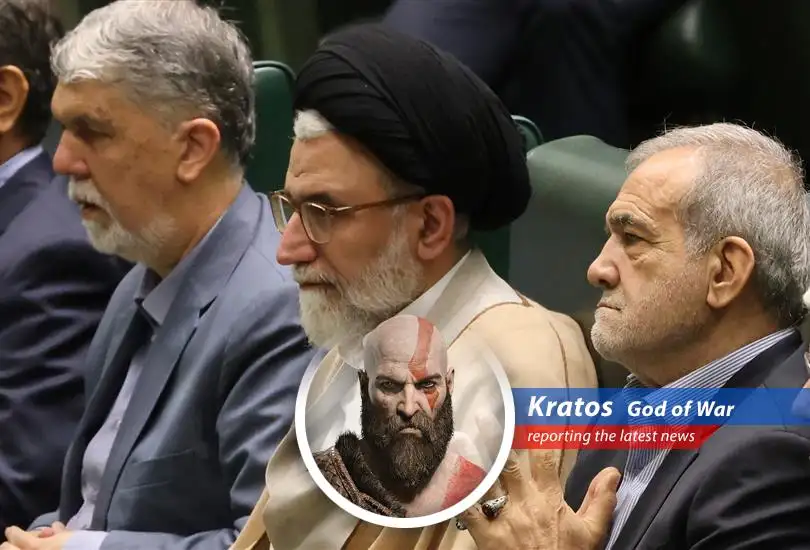 Aftermath in Tehran following the reported strike on Iranian intelligence minister, Esmail Khatib.