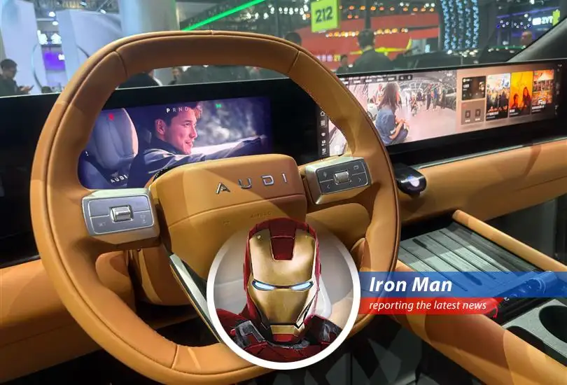 Alibaba's Qwen AI model integrating into various automotive systems at the Beijing Auto Show 2026.