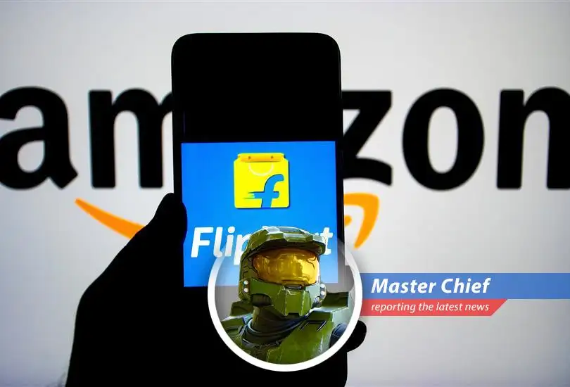 Amazon and Walmart's Flipkart are locked in a fierce competition to capture the rapidly growing Indian e-commerce market.