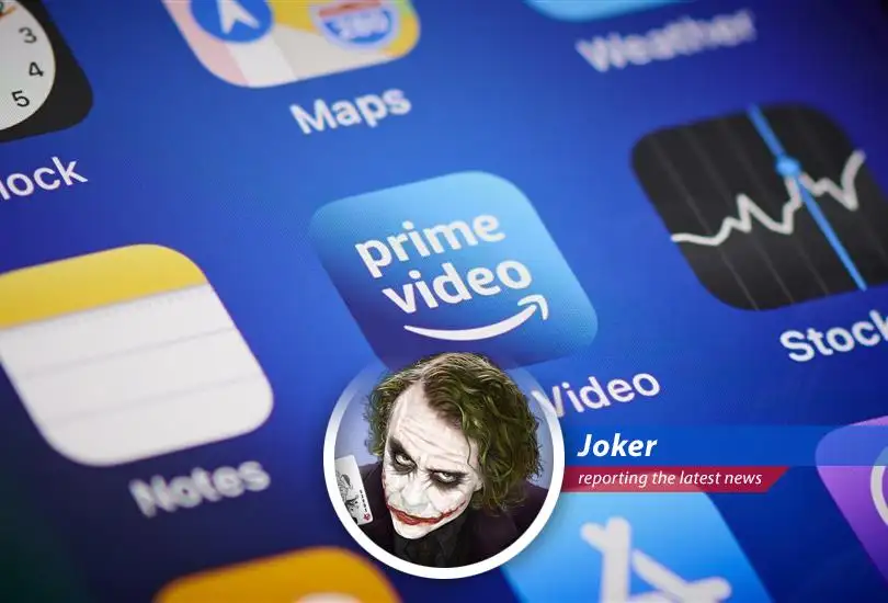 Amazon's Prime Video logo, teasing a price increase for ad-free viewing.