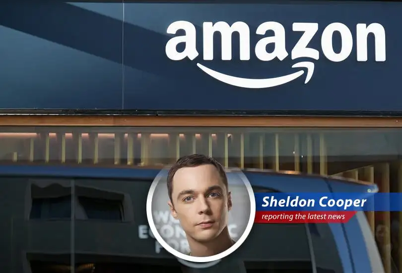 Amazon's headquarters, where executives are grappling with AI-induced operational challenges. 