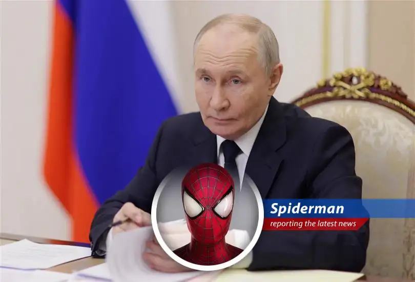 Ambassador Andrey Kelin at the Russian Embassy in London, a site of surreal diplomacy amidst global tensions. Even I, Spidey, felt the strangeness in the air.