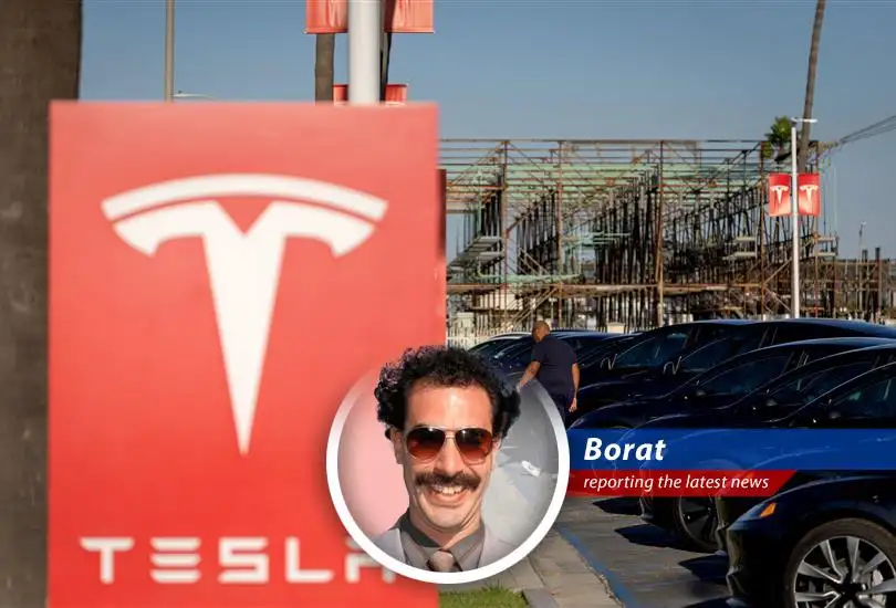 American businessmen celebrating gains on the stock market after positive company reports.