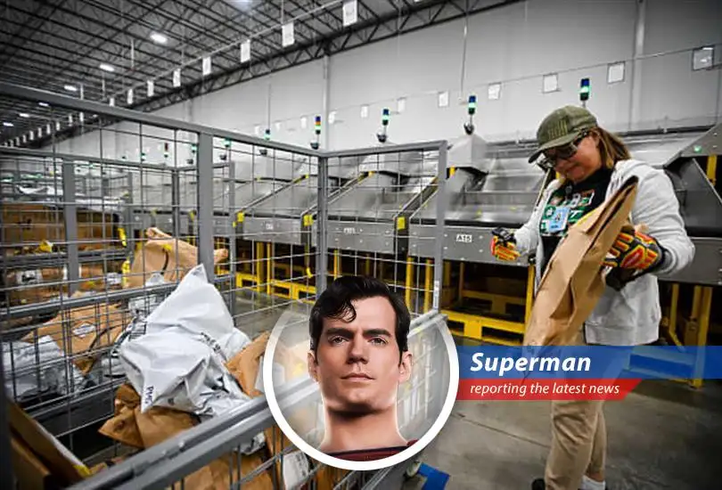 An Amazon delivery van navigates city streets, symbolizing the increased logistical costs affecting e-commerce operations.