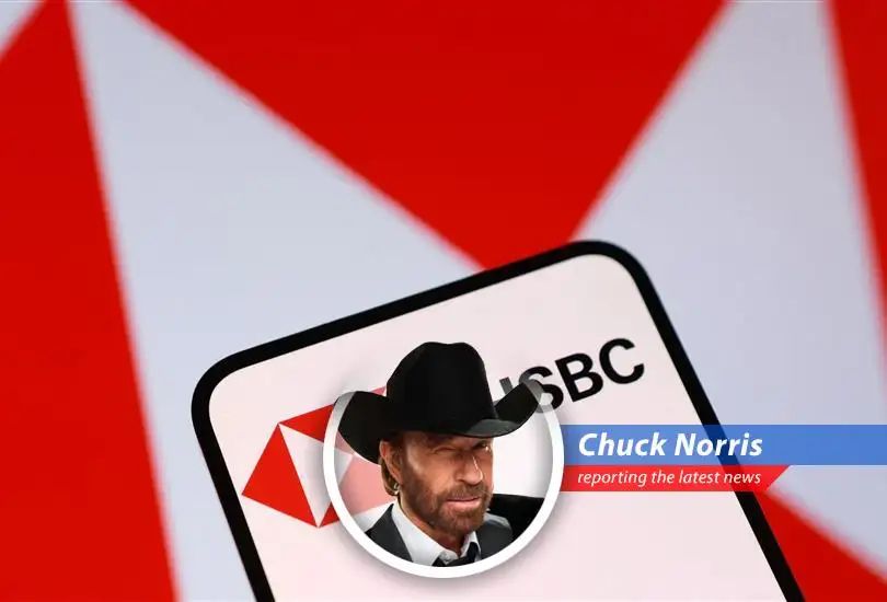 An HSBC branch symbolizes the bank's global presence and recent financial challenges.