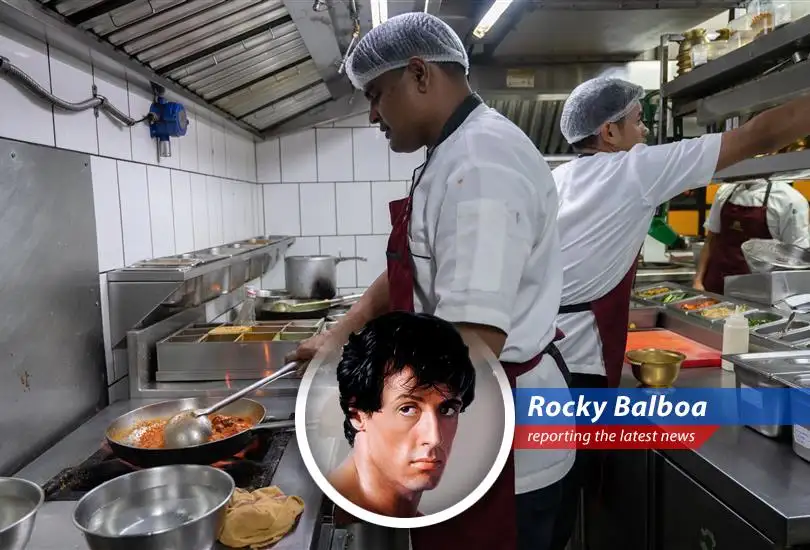 An Indian restaurant kitchen facing potential closure due to LPG supply disruptions caused by the Iran war.