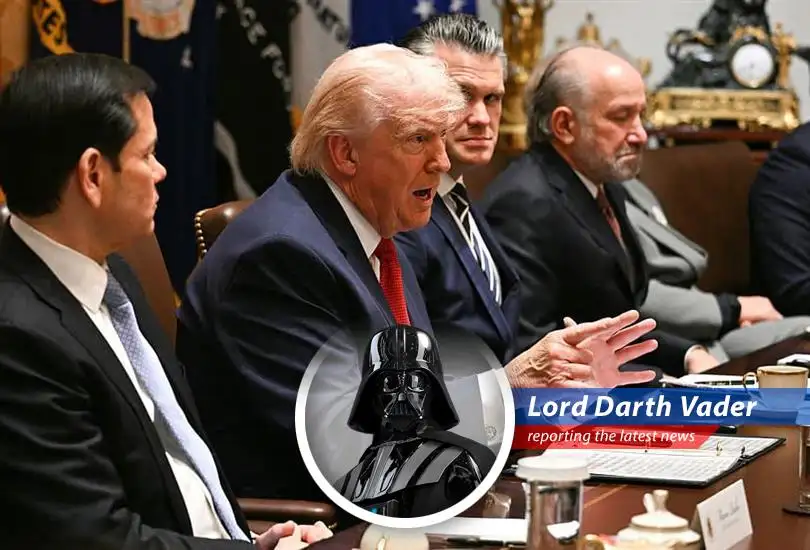 An artist's depiction of oil tankers navigating the treacherous Strait of Hormuz, a key strategic point in the ongoing galactic...err, geopolitical tensions.