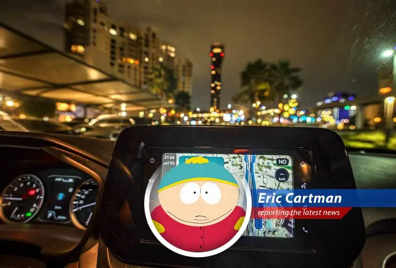 An artist's impression of what happens when GPS goes haywire in the Persian Gulf. It's not pretty, you guys.