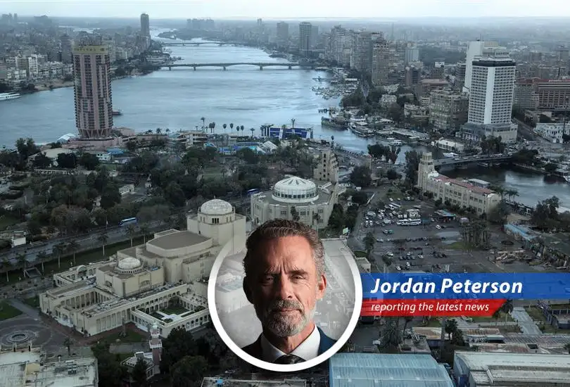 An artist's rendering of The Spine, a proposed mixed-use development east of Cairo, envisioned as a sustainable and integrated urban environment.